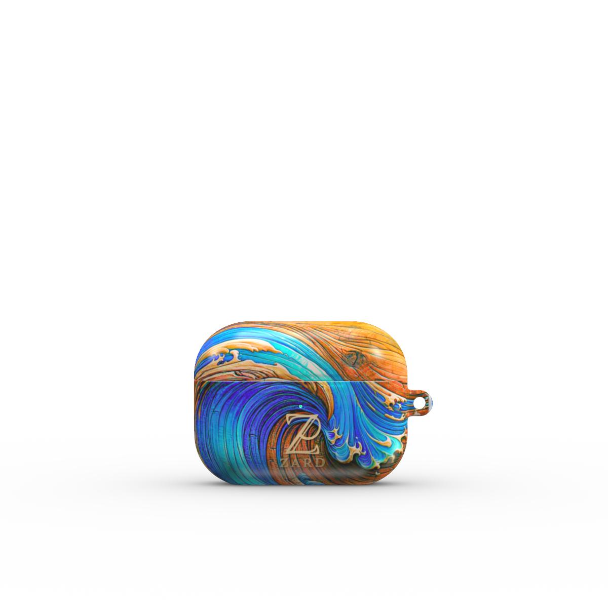Apple AirPods Tough Case: Timber Sapphire Wave