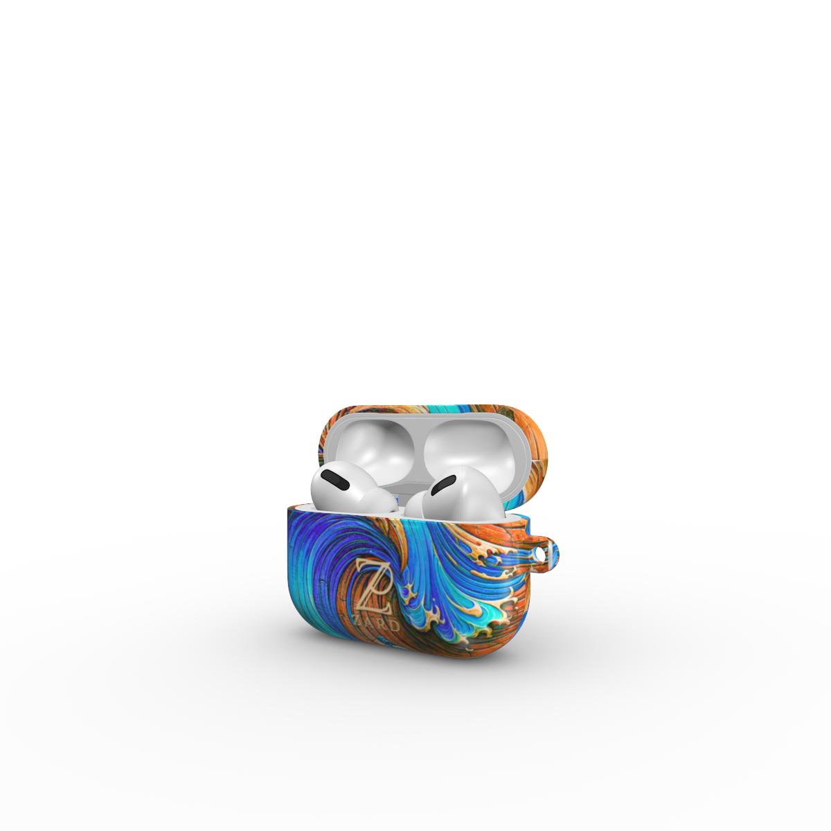 Apple AirPods Tough Case: Timber Sapphire Wave