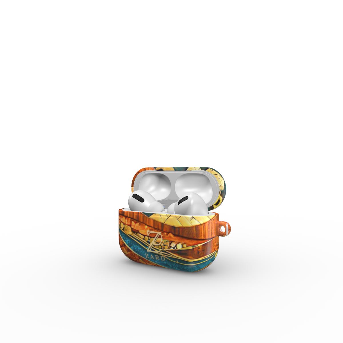 Apple AirPods Tough Case: Emerald Amber Ocean