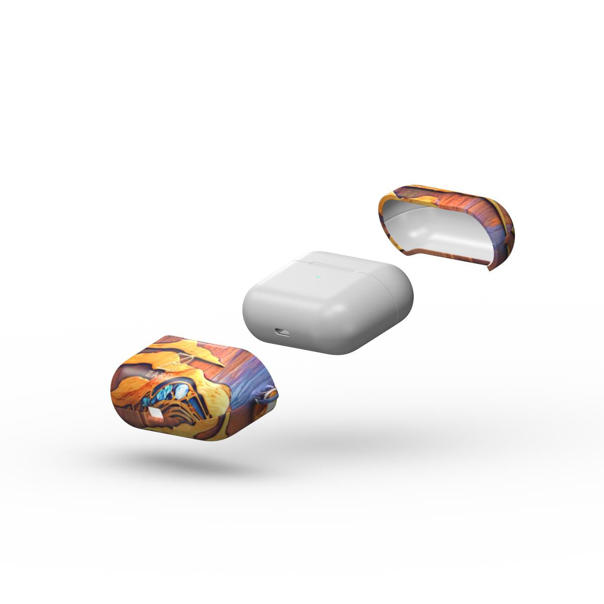 Apple AirPods Tough Case: Sapphire Rustic Ocean