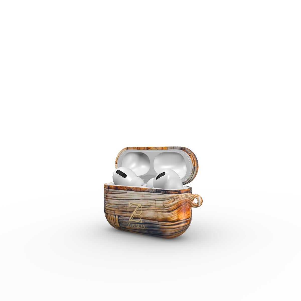 Apple AirPods Tough Case: Rustic Timber Bricks
