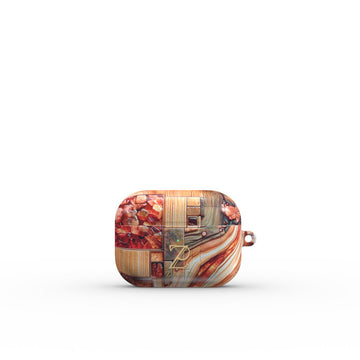 Apple AirPods Tough Case: Amber Mosaic Timber