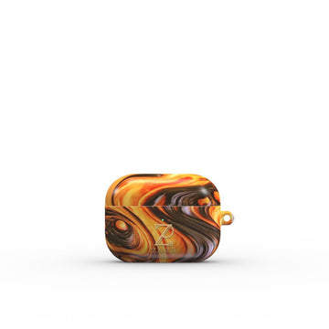 Apple AirPods Tough Case: Bubble Magma Wood