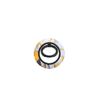Yellow Grayscale Struct Marble