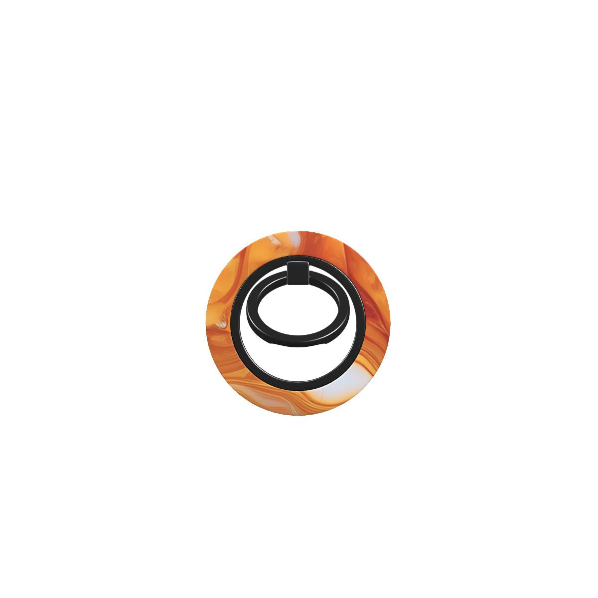 Phone Ring Holder: Amber Marble