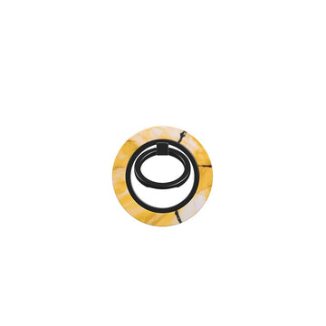 Phone Ring Holder: Yellow Marble
