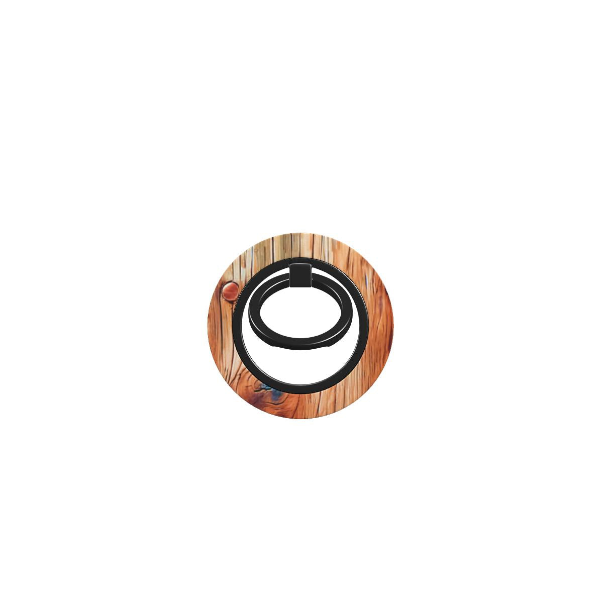 Phone Ring Holder: Nailed Rustic Wood