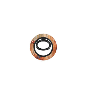 Phone Ring Holder: Nailed Rustic Wood
