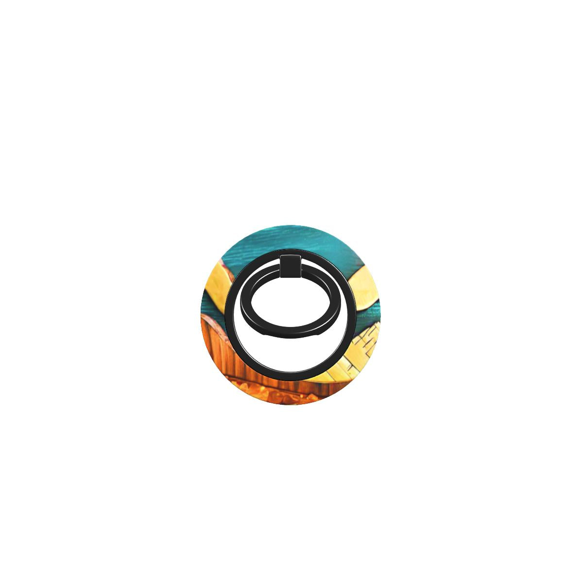Phone Ring Holder: Emerald Amber Ocean
