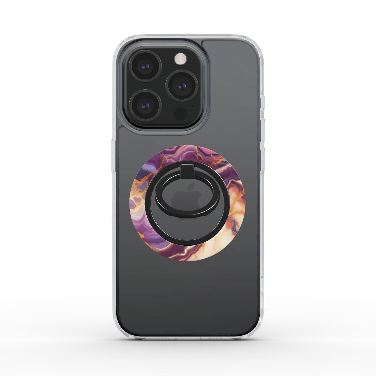 Phone Ring Holder: Fantasy Violet Marble