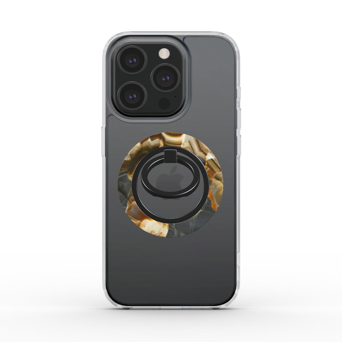 Phone Ring Holder: Axinite Marble