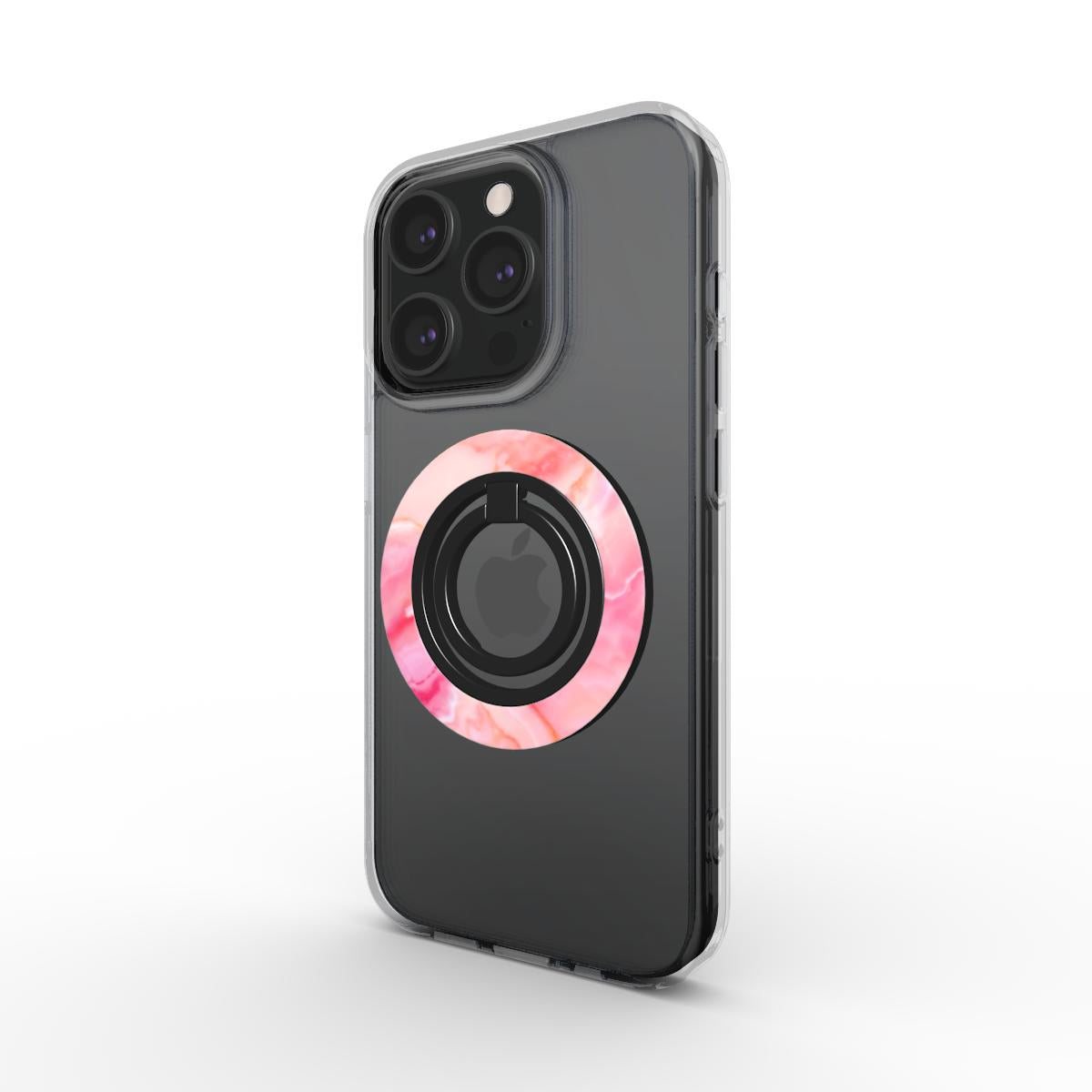Phone Ring Holder: Pink Marble
