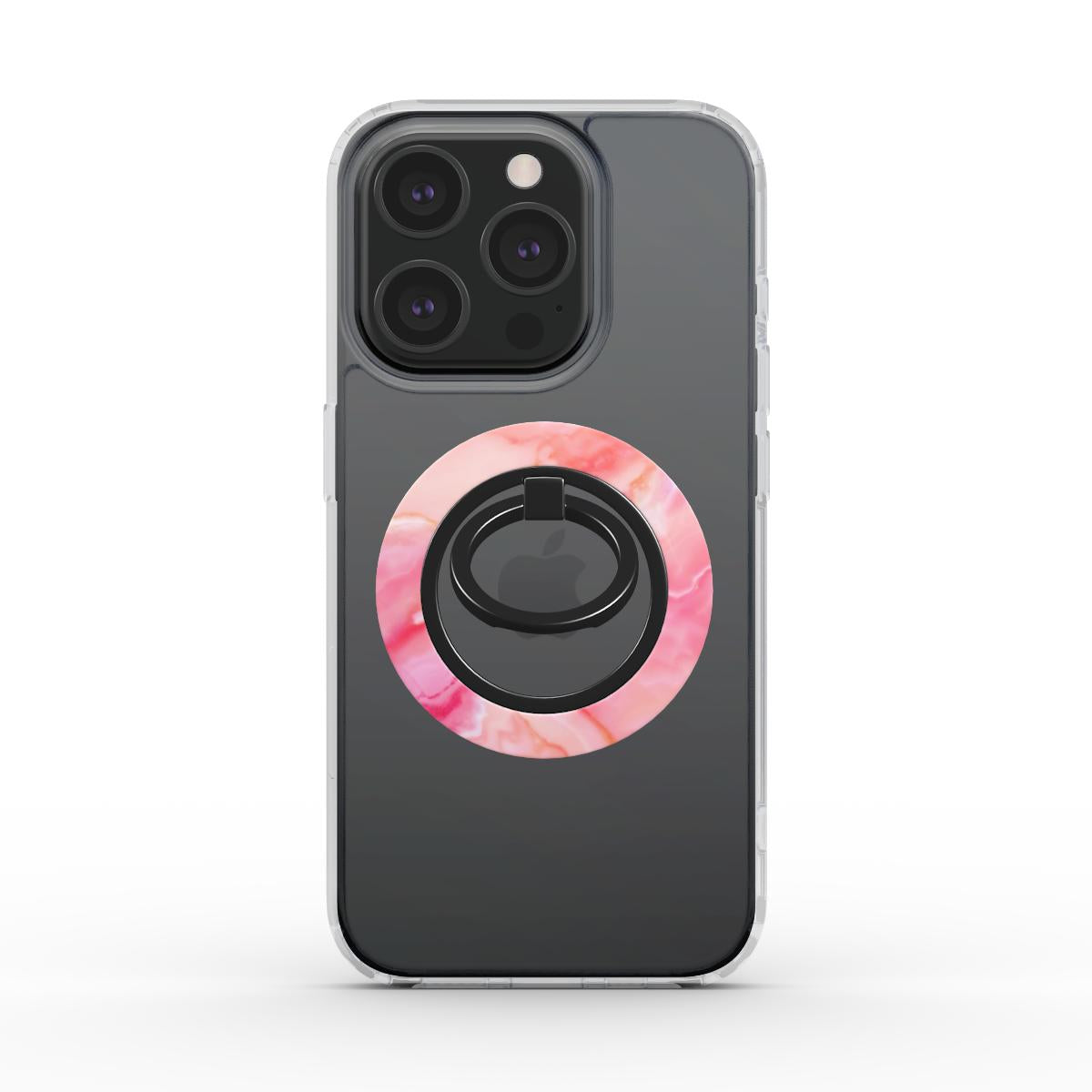 Phone Ring Holder: Pink Marble