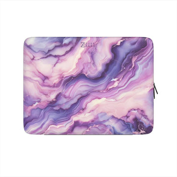 Laptop Sleeve: Cosmic Purple Marble