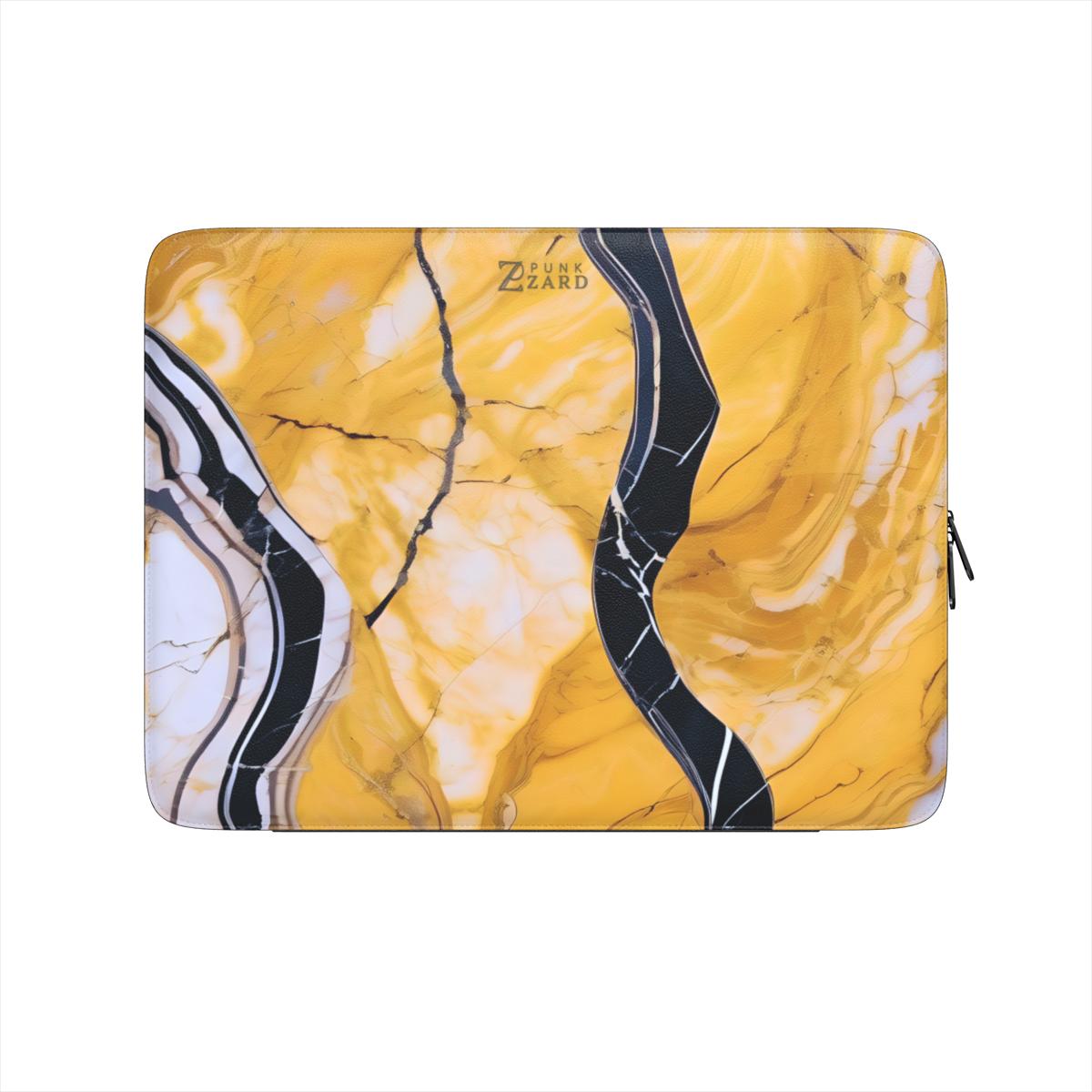 Laptop Sleeve: Yellow Marble
