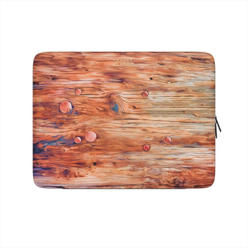 Laptop Sleeve: Nailed Rustic Wood