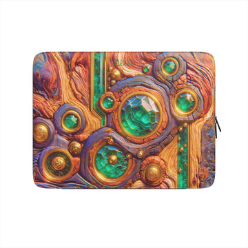 Laptop Sleeve: Emerald Roots