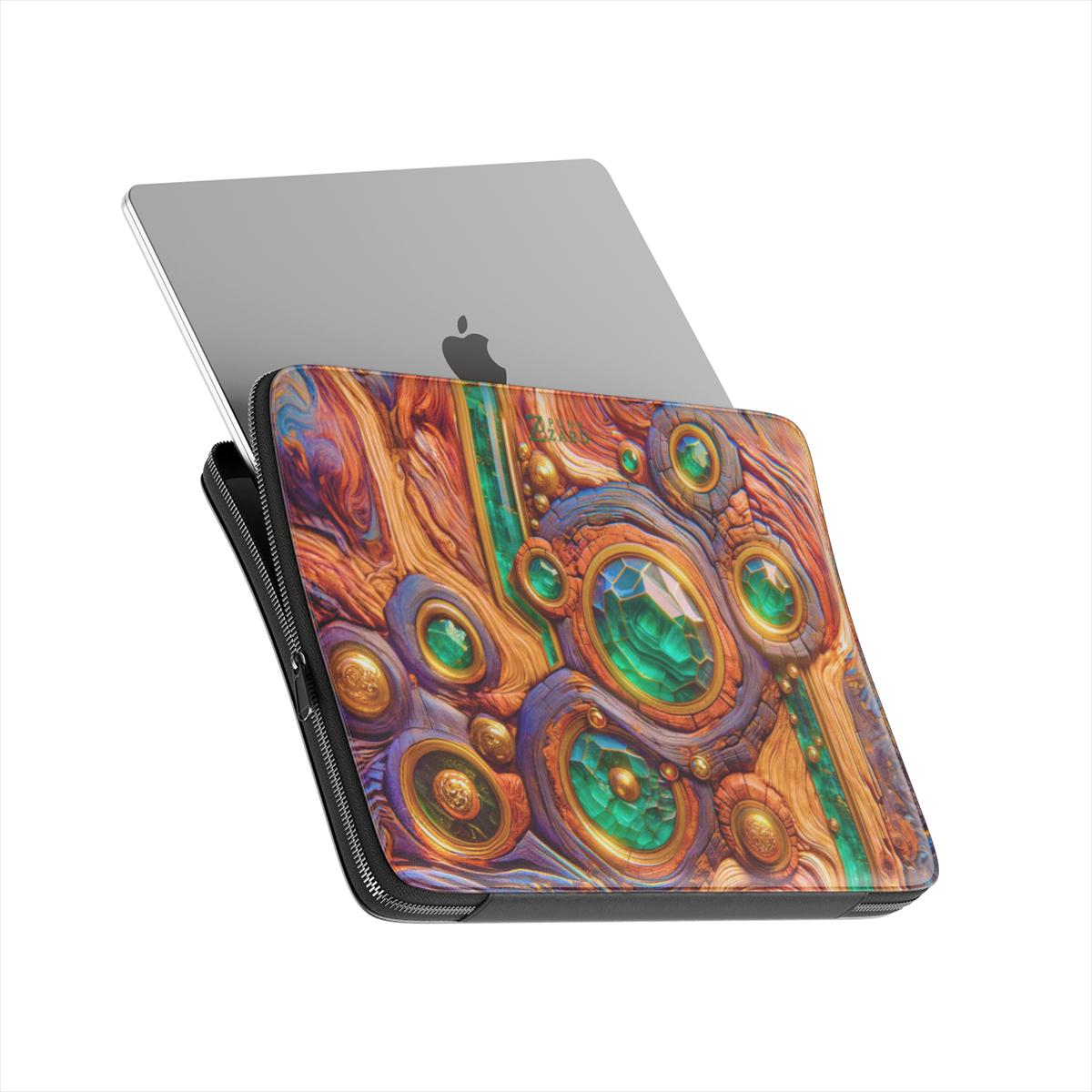 Laptop Sleeve: Emerald Roots