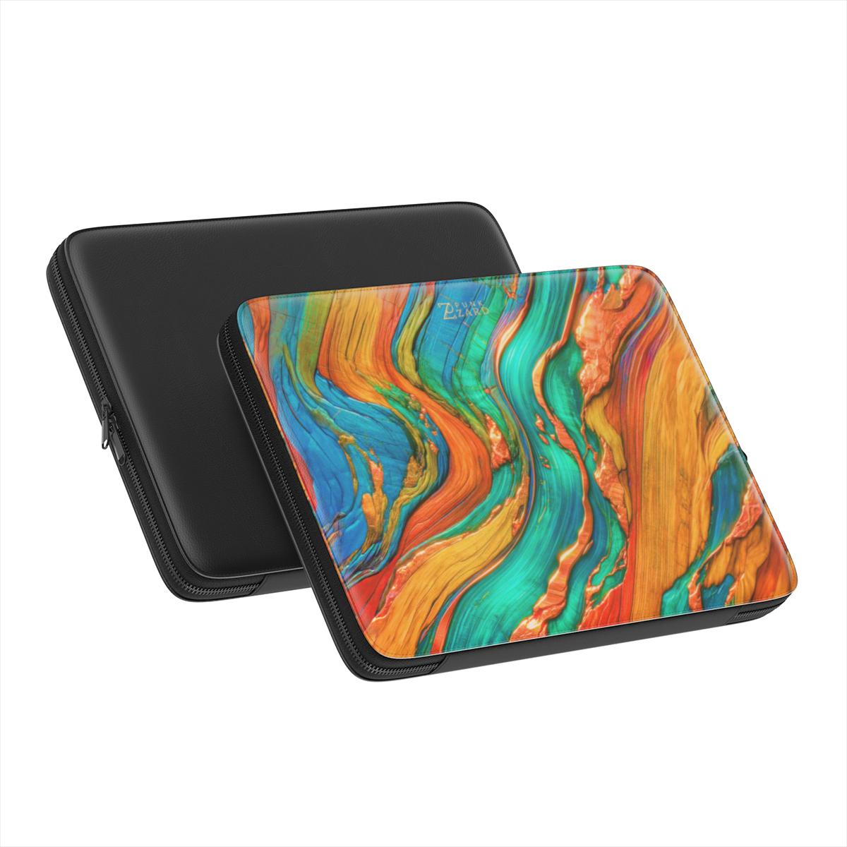 Laptop Sleeve: Emerald Copper Timber
