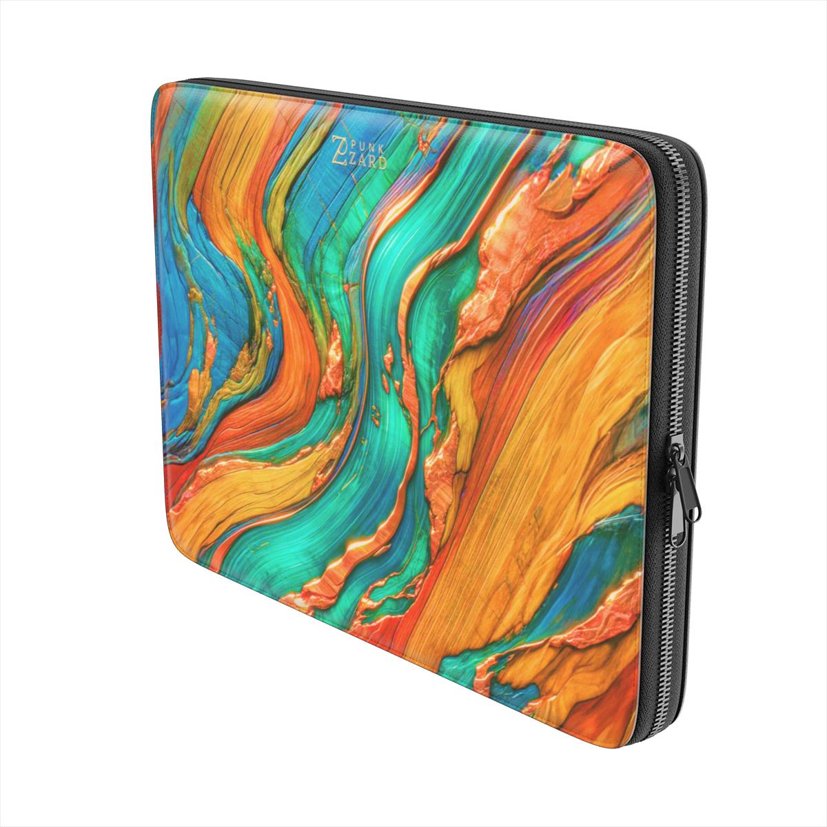 Laptop Sleeve: Emerald Copper Timber
