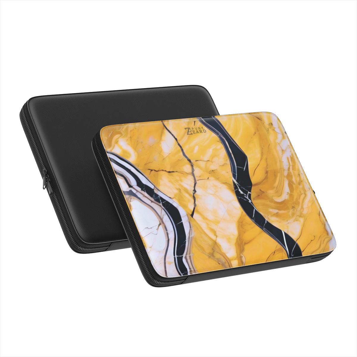 Laptop Sleeve: Yellow Marble