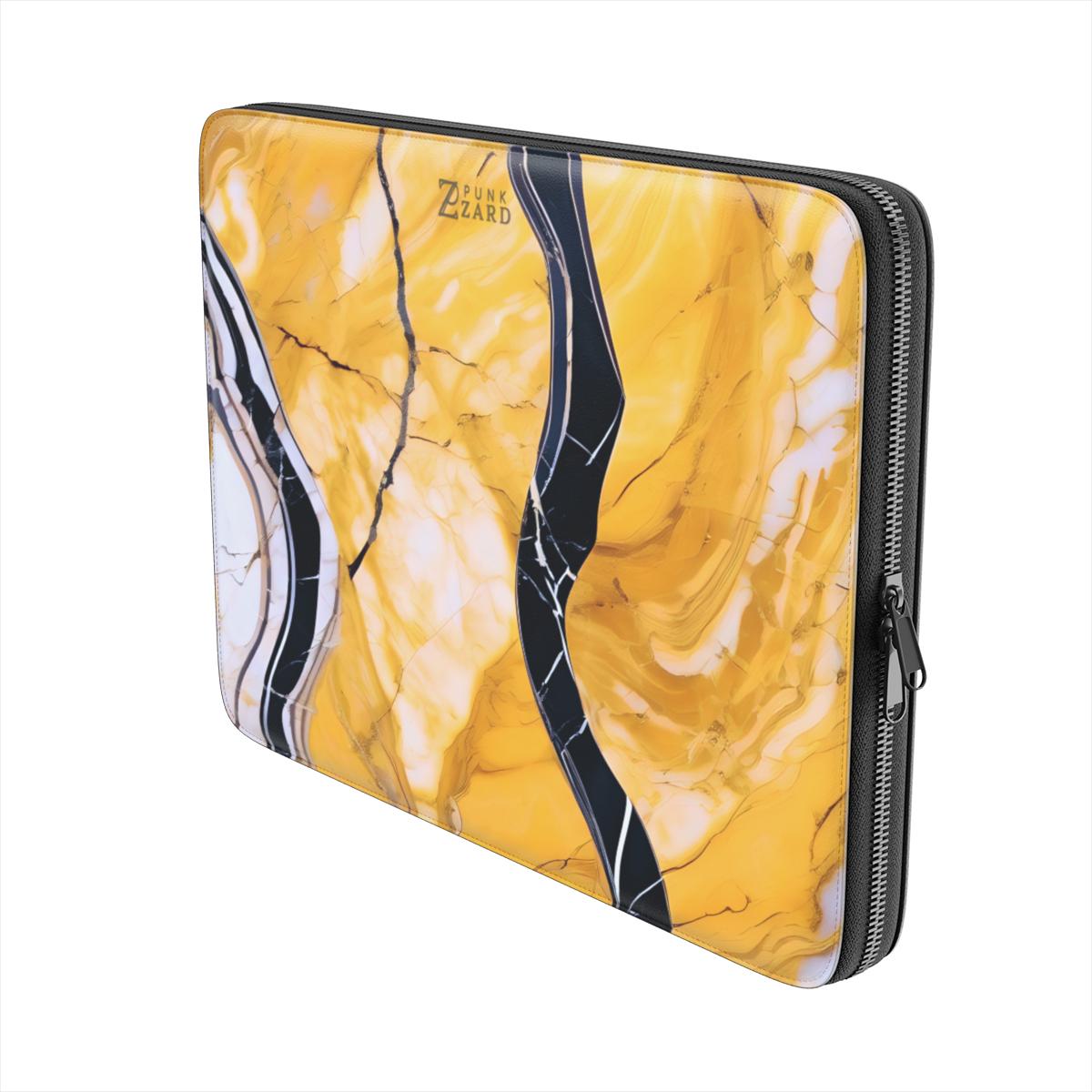 Laptop Sleeve: Yellow Marble