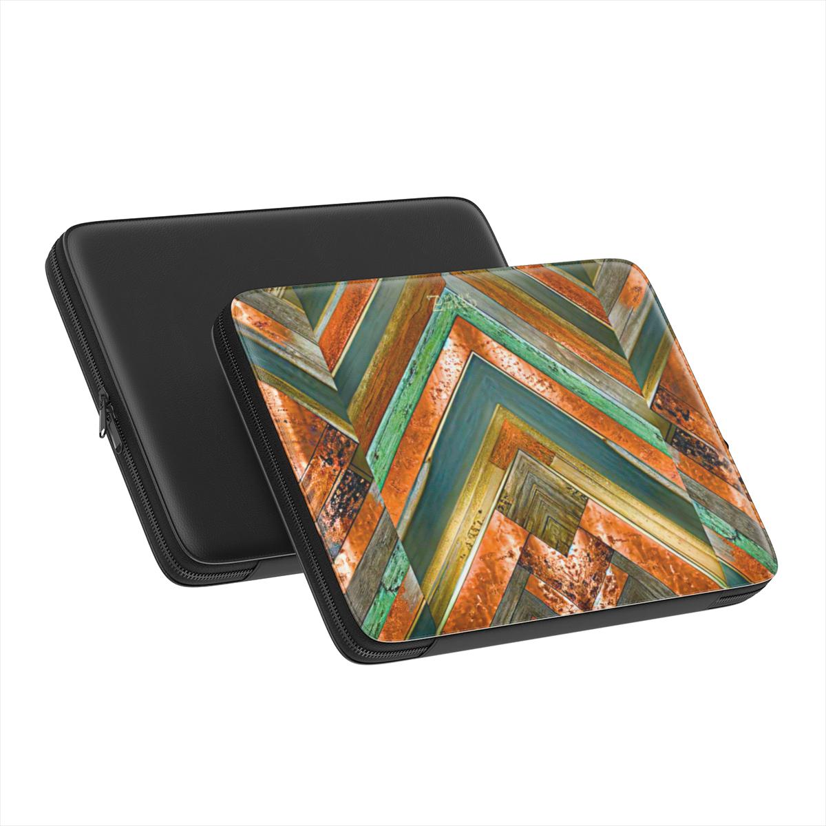 Laptop Sleeve: Brass Copper Mirror
