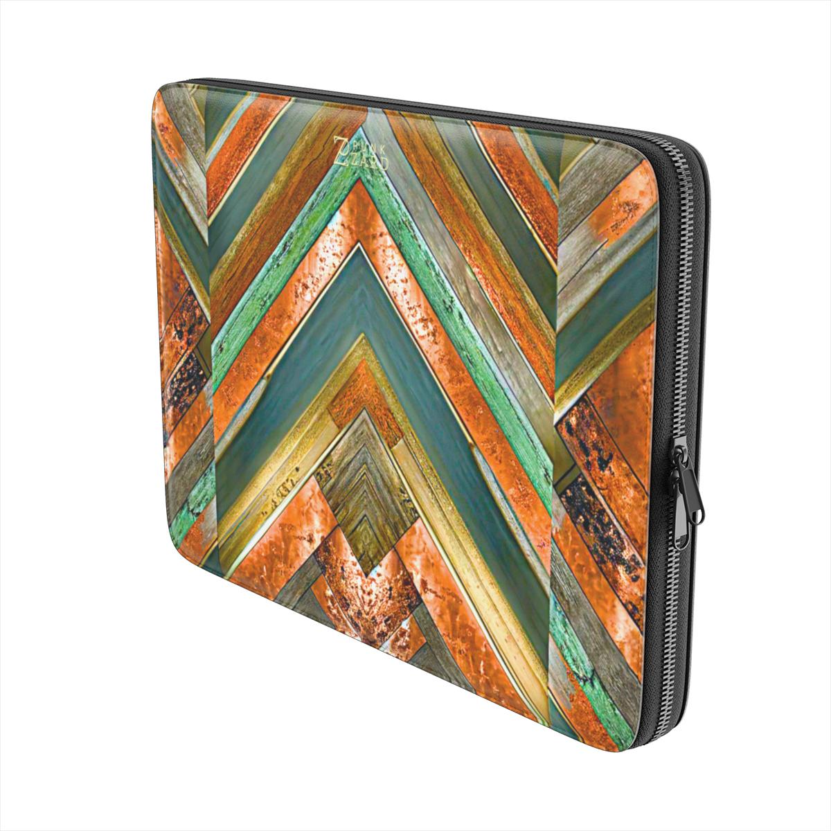 Laptop Sleeve: Brass Copper Mirror