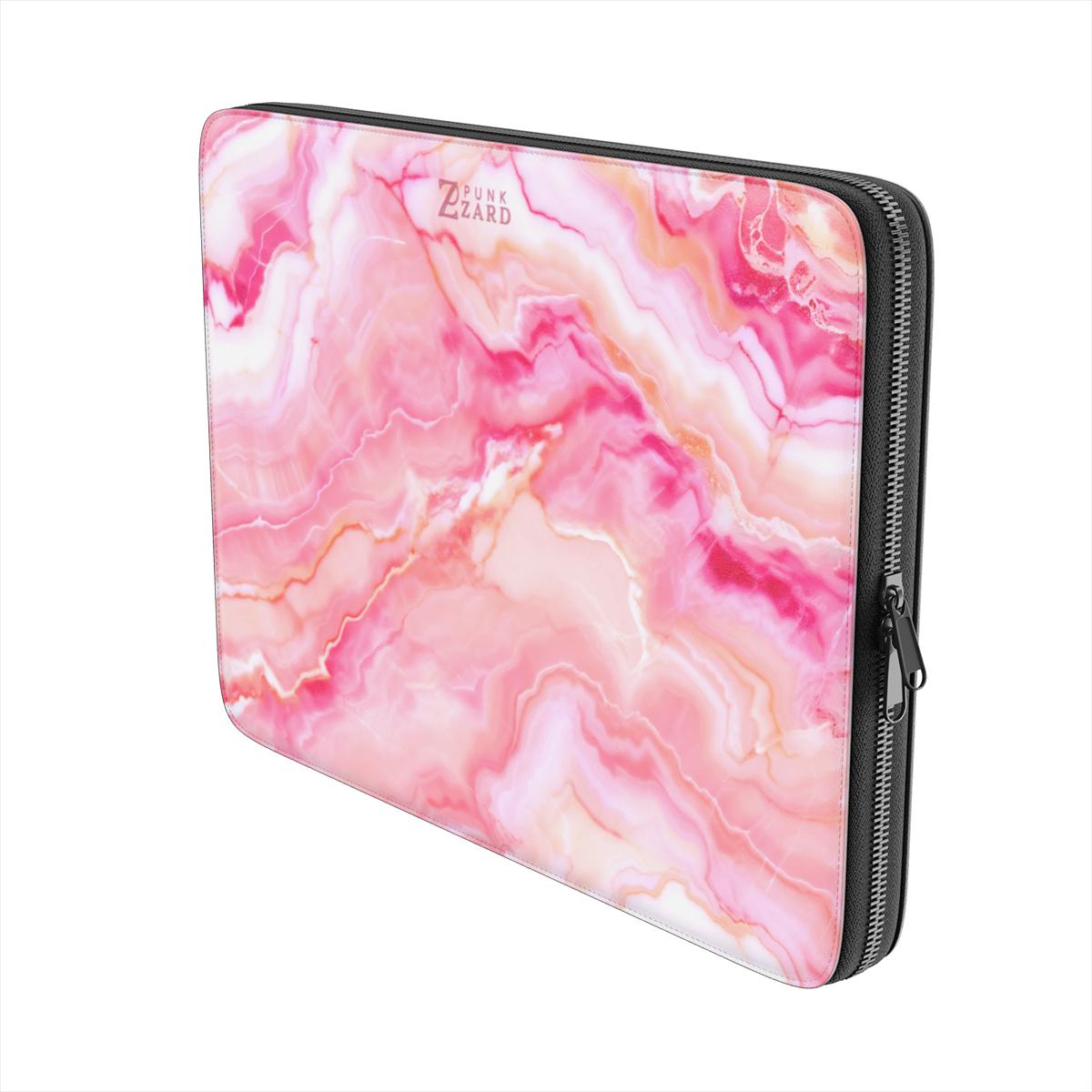 Laptop Sleeve: Pink Marble