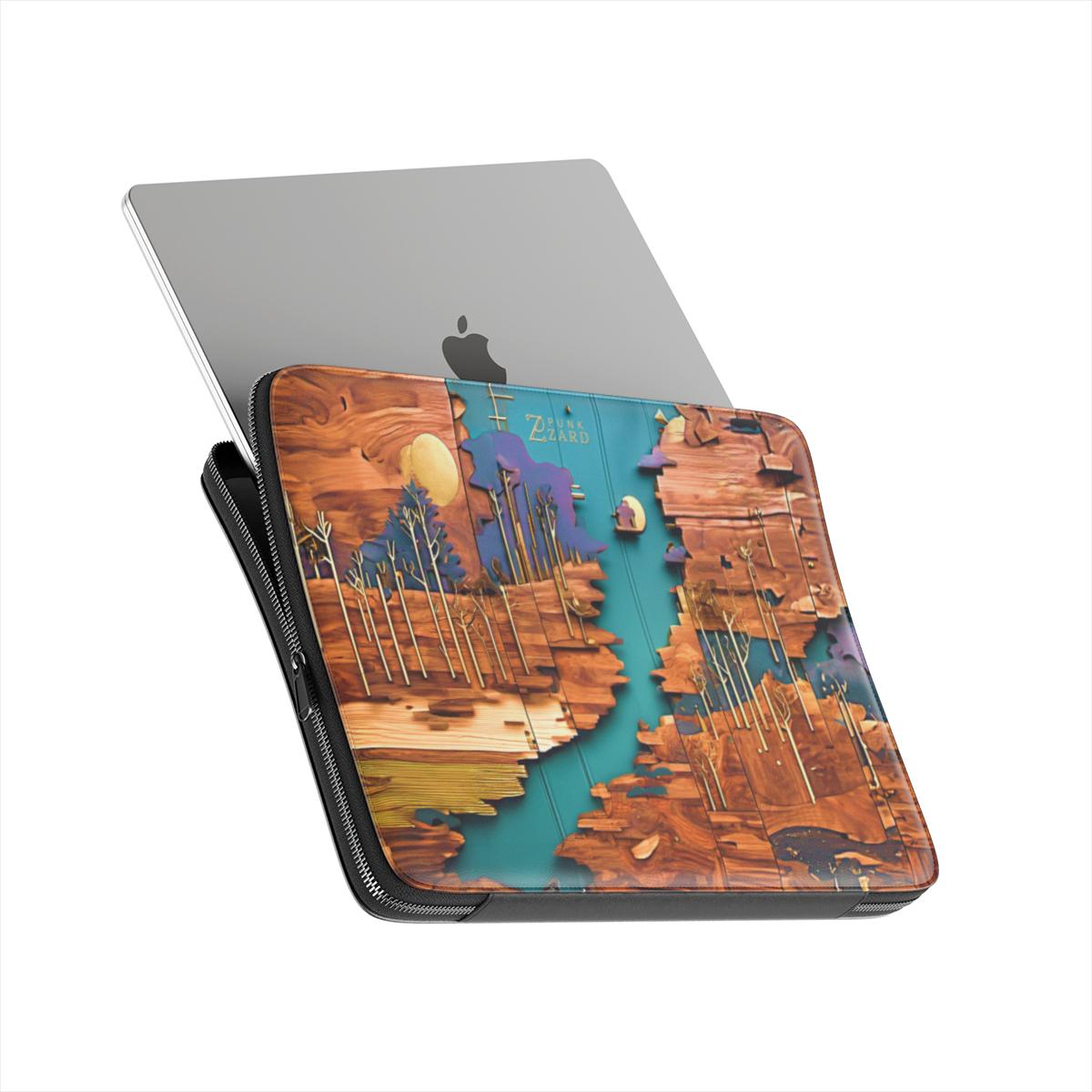 Laptop Sleeve: Rustic River Shore