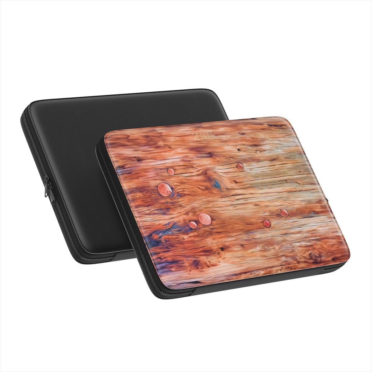 Laptop Sleeve: Nailed Rustic Wood