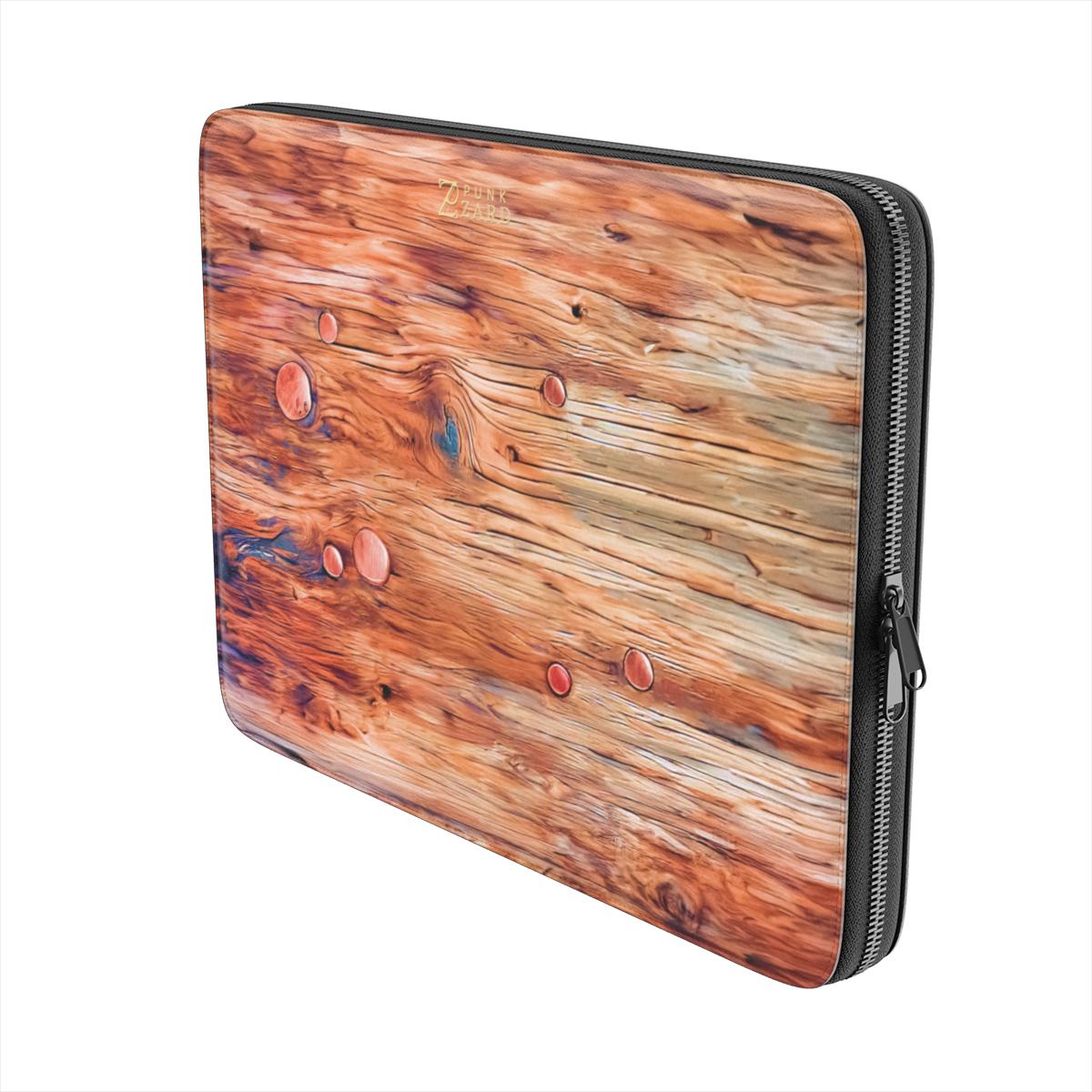 Laptop Sleeve: Nailed Rustic Wood