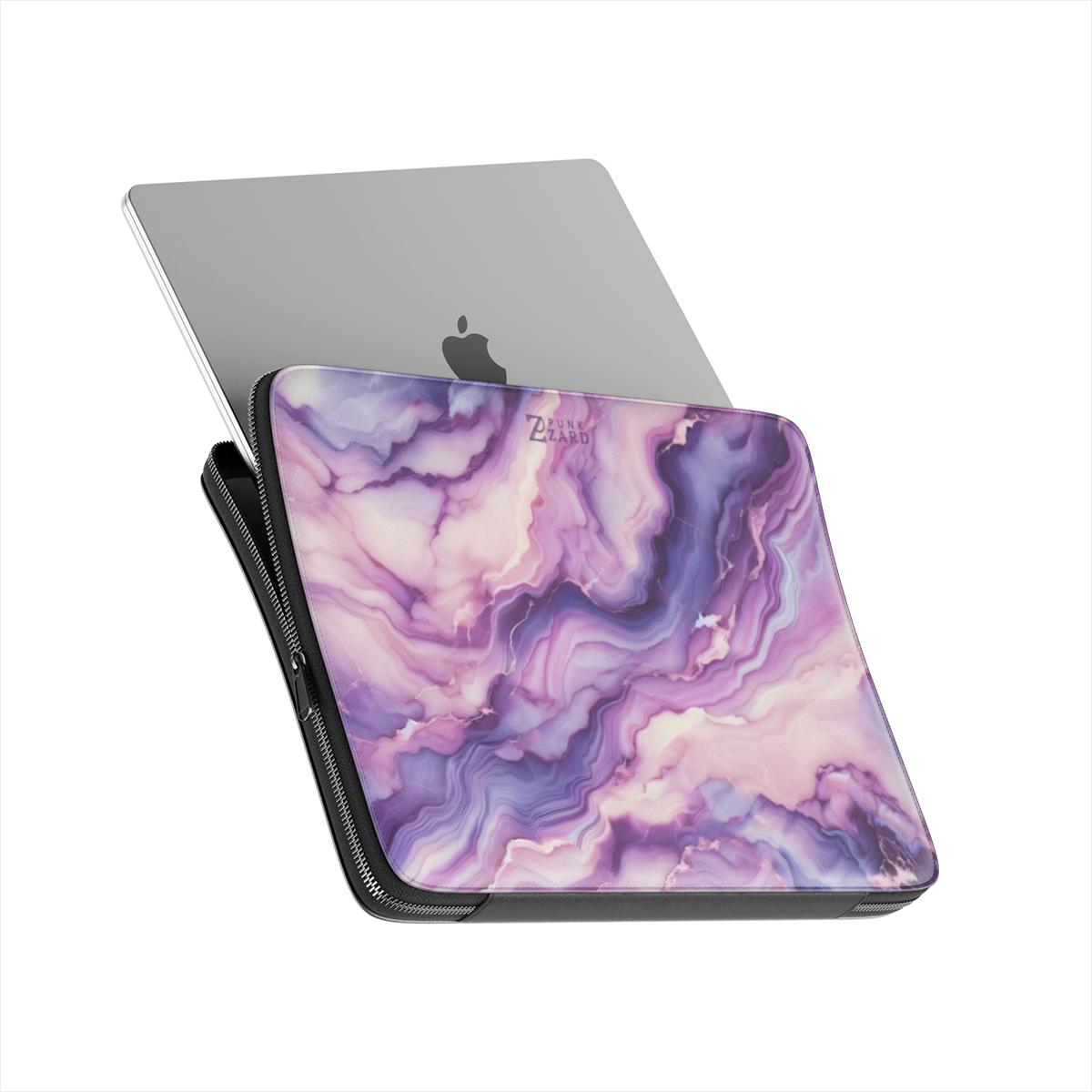 Laptop Sleeve: Cosmic Purple Marble