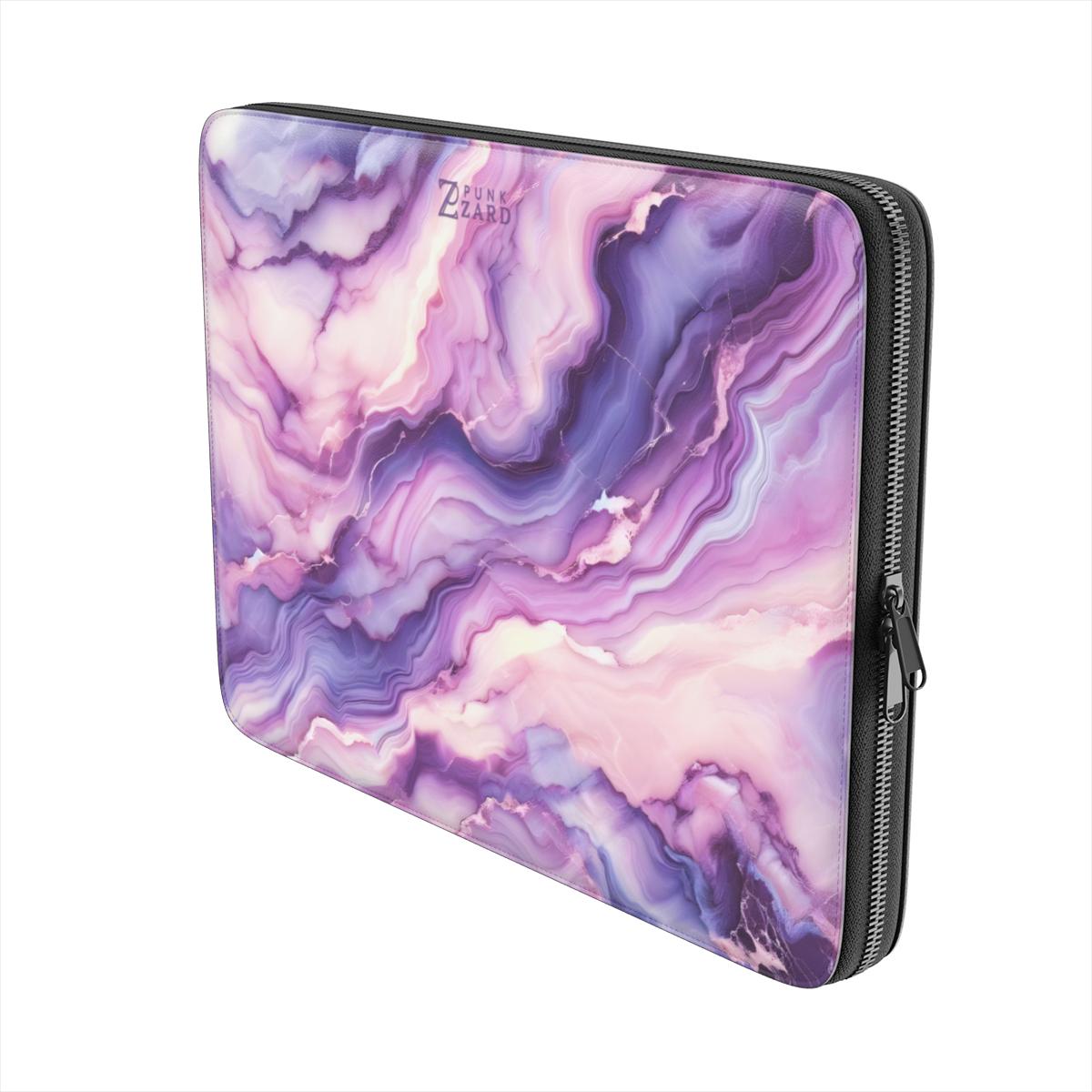 Laptop Sleeve: Cosmic Purple Marble