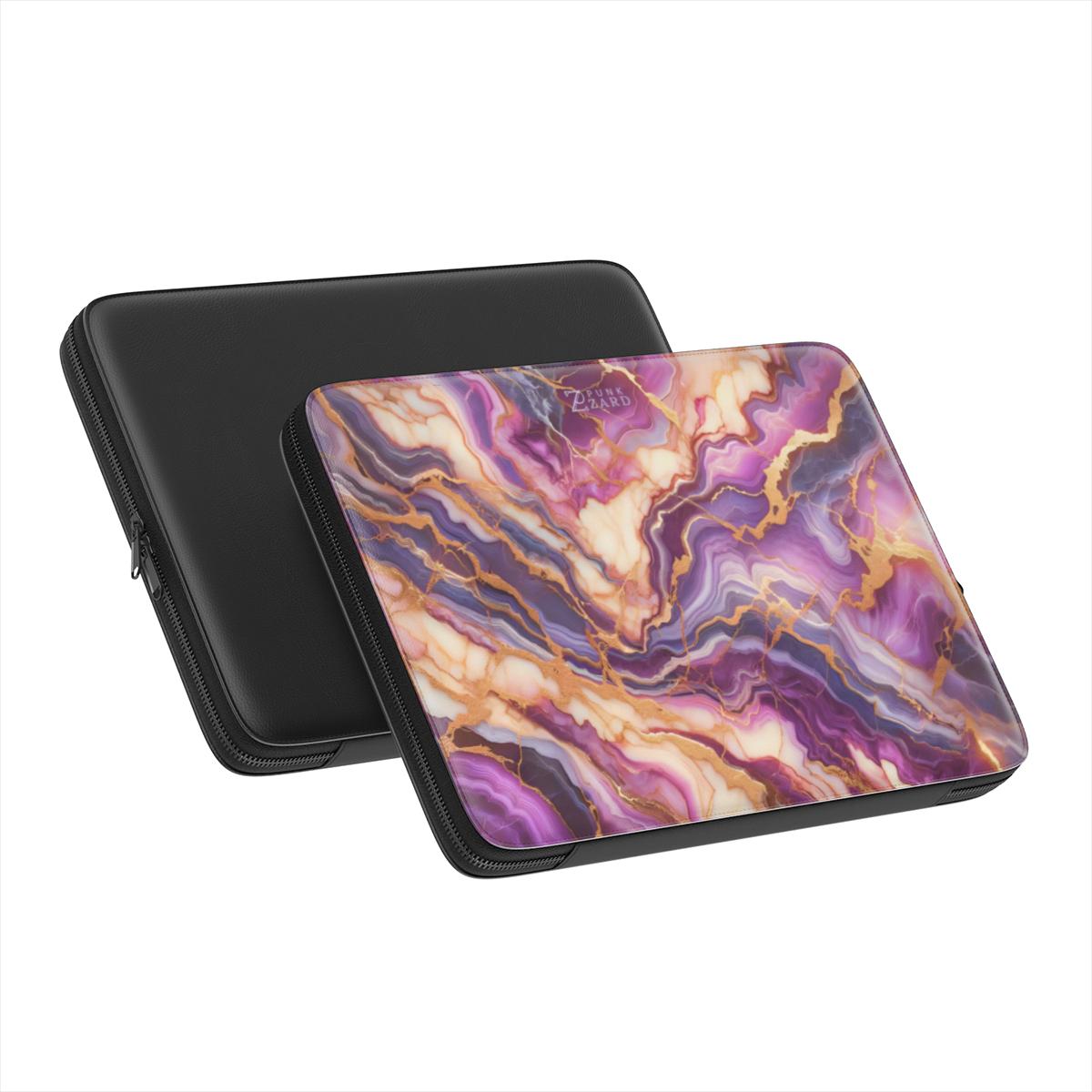 Laptop Sleeve: Fantasy Violet Marble