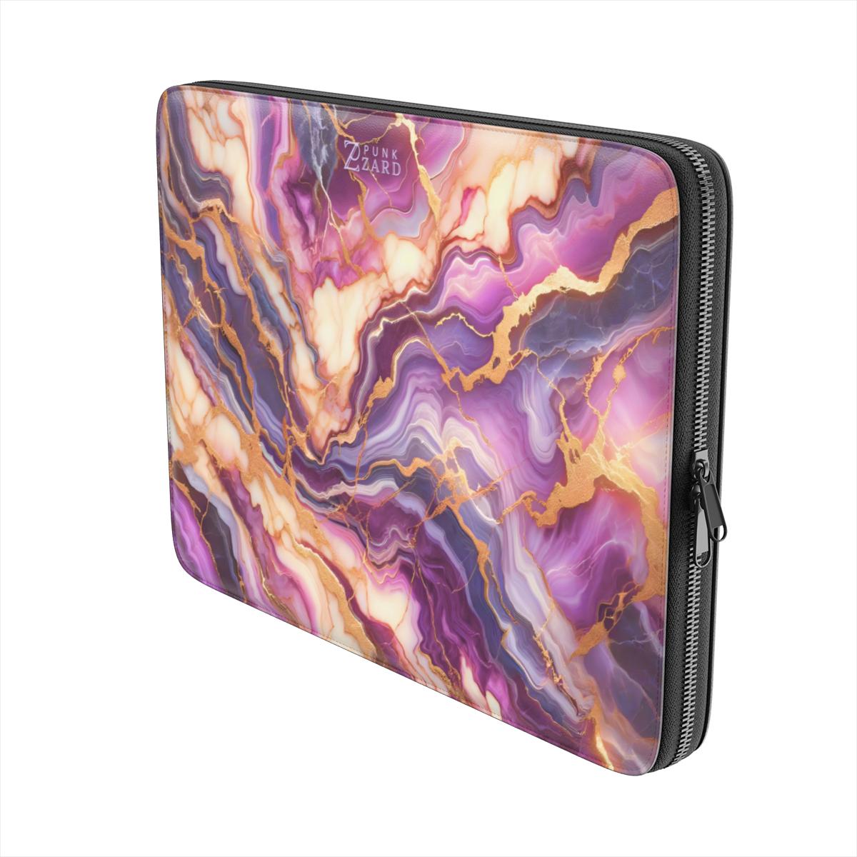 Laptop Sleeve: Fantasy Violet Marble