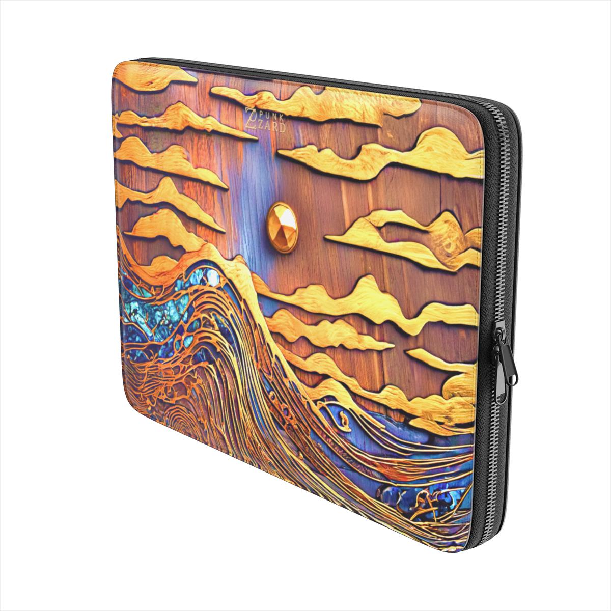Laptop Sleeve: Sapphire Rustic Ocean