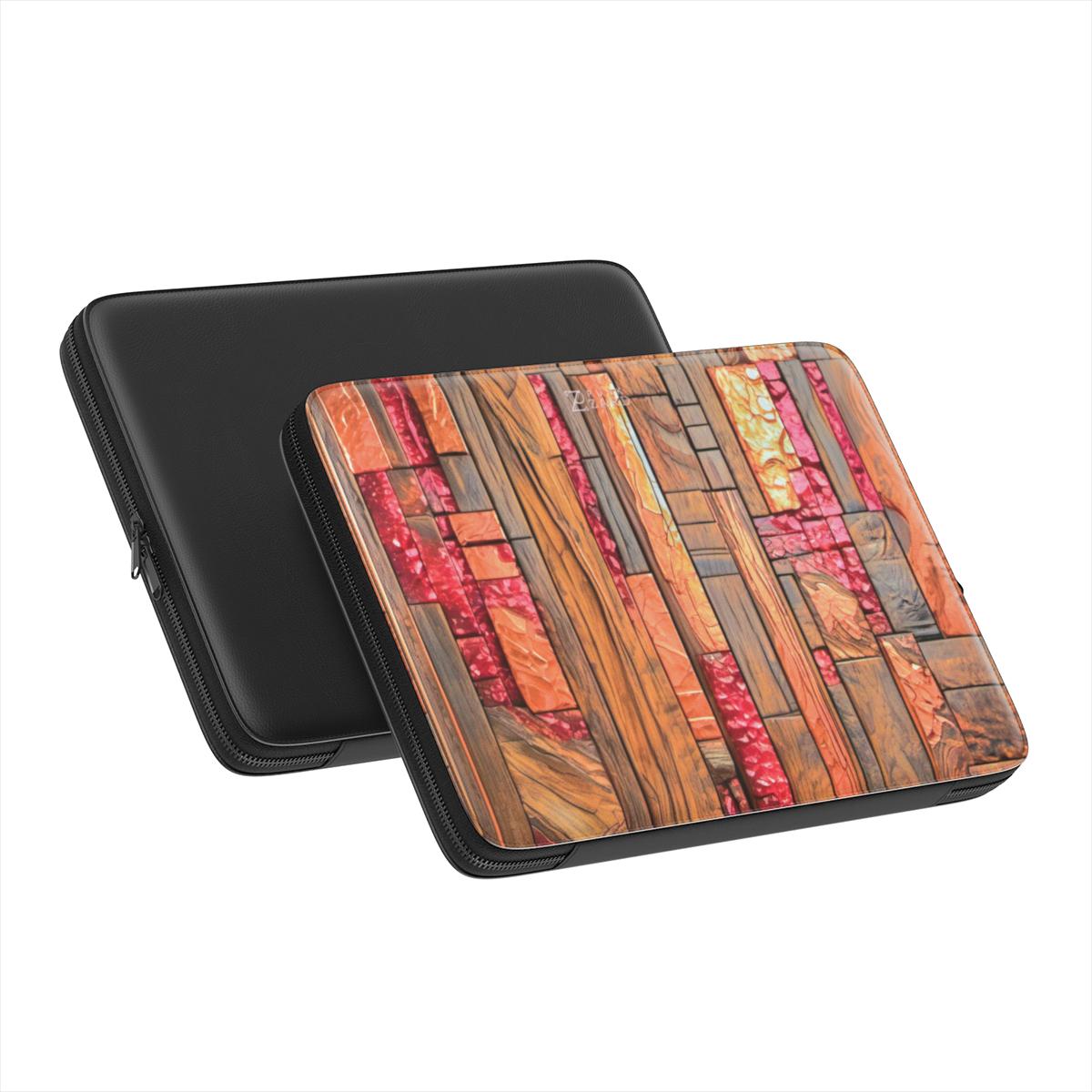 Laptop Sleeve: Ruby Copper Timber