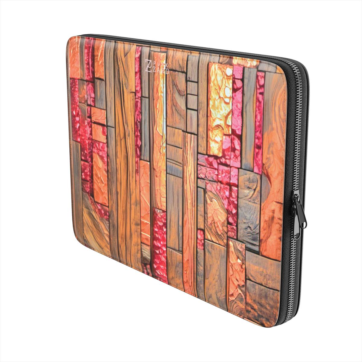 Laptop Sleeve: Ruby Copper Timber