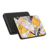 Laptop Sleeve: Yellow Grayscale Struct Marble