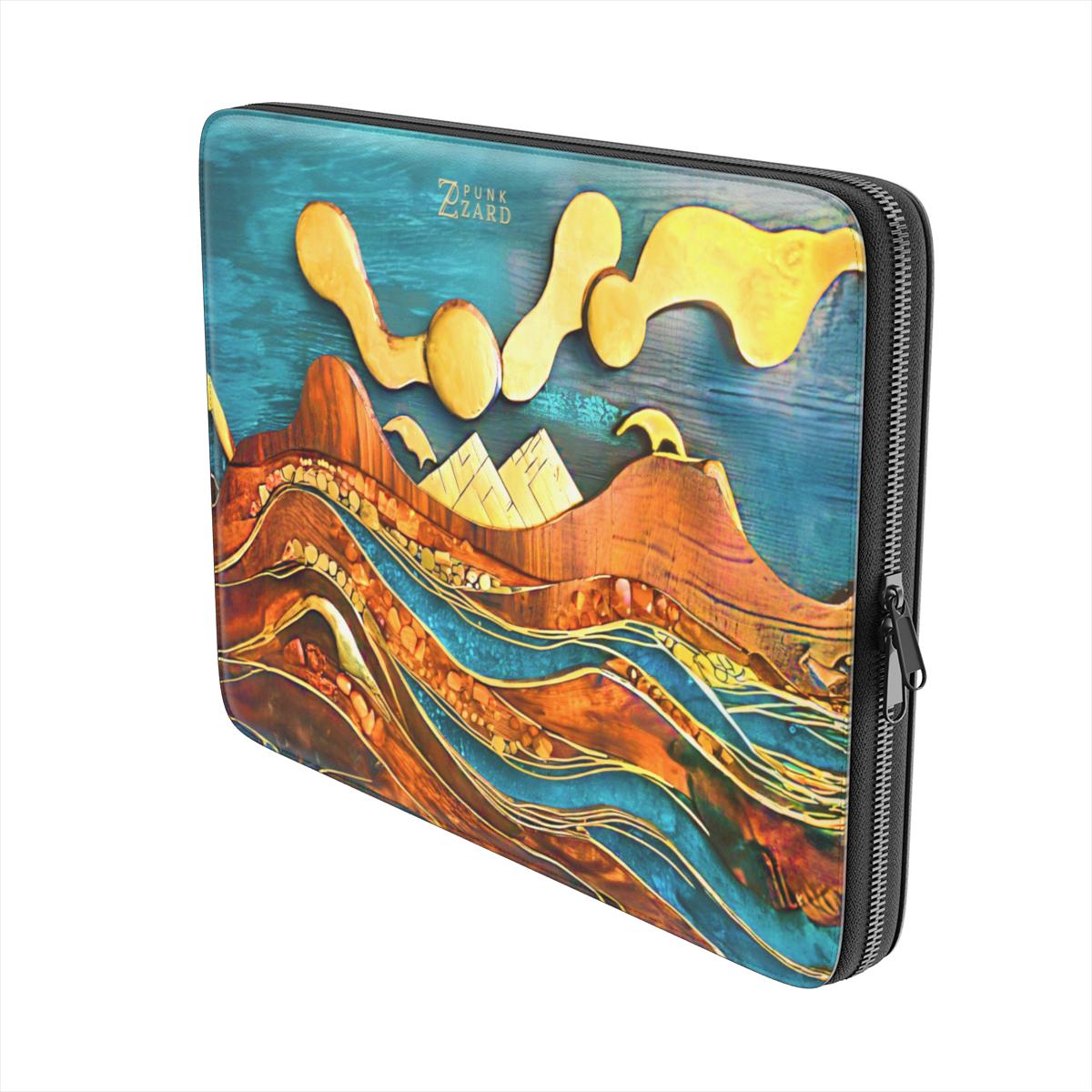 Laptop Sleeve: Emerald Amber Ocean