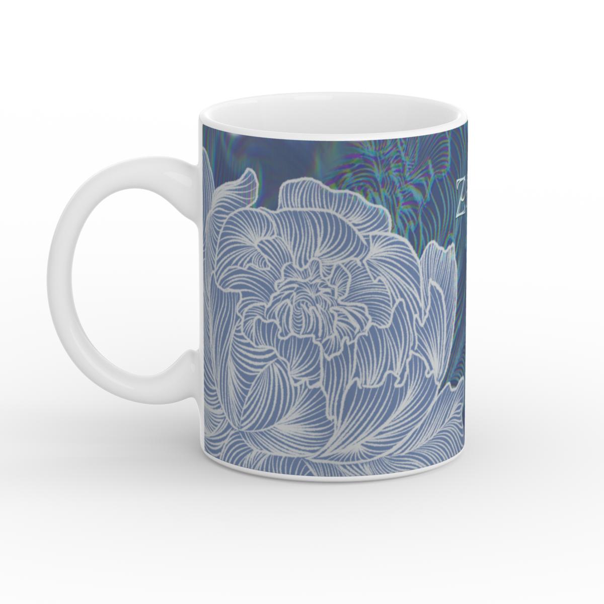 Mug: Funky Peonies